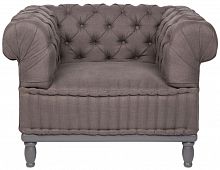 кресло club chair серое в Нижнекамске