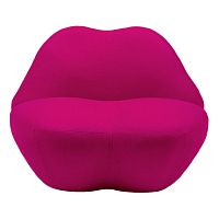 кресло губы heller kiss малиновый кашемир в Нижнекамске