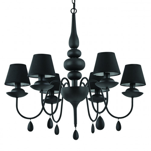 подвесная люстра ideal lux blanche sp6 nero в Нижнекамске