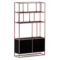 стеллаж makella new copper черный дуб в Нижнекамске