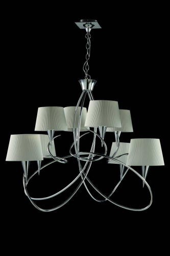 подвесная люстра mantra mara chrome - white 1654 в Нижнекамске