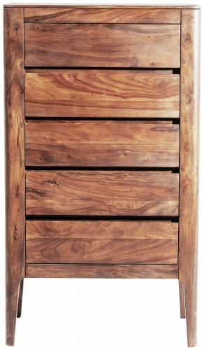 kare design комод высокий brooklyn nature, коллекция "красоты бруклина" 65*115*40, палисандр, коричневый в Нижнекамске