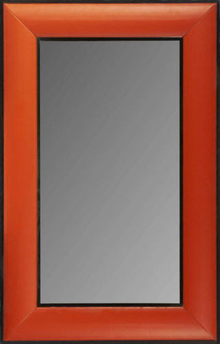 красное зеркало настенное прямоугольное luxury & nobility red big в Нижнекамске