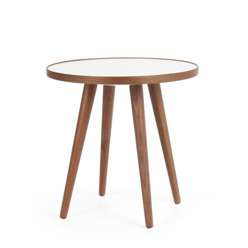 стол кофейный sputnik white and brown коичневый в Нижнекамске