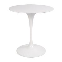 стол eero saarinen style tulip table top mdf d70 глянцевый белый в Нижнекамске