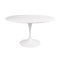 стол eero saarinen d120 столешница мдф глянцевая белый в Нижнекамске