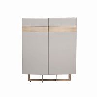 комод высокий space 115*45*125см белый с желтой медью в Нижнекамске