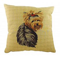 подушка с фото йоркширского терьера yorkie sitting в Нижнекамске