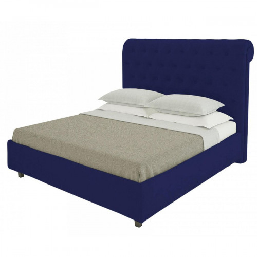 кровать большая 200х200 sweet dreams синяя в Нижнекамске
