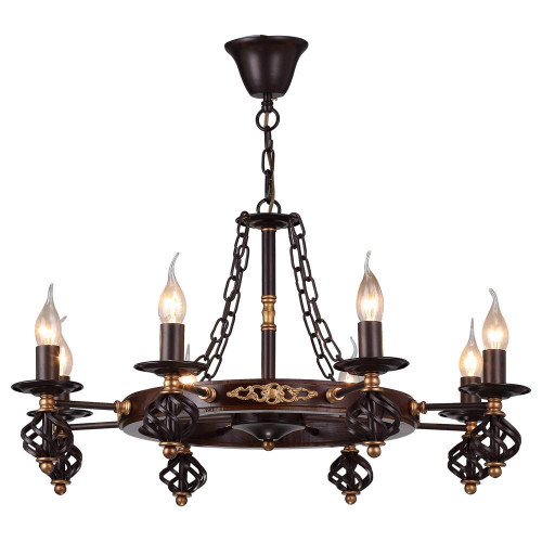 подвесная люстра arte lamp cartwheel a4550lm-8ck в Нижнекамске