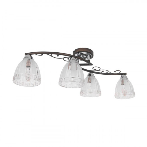 потолочная люстра idlamp nield 232/4pf-blackchrome в Нижнекамске