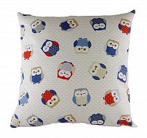 подушка с принтом owl print blue в Нижнекамске