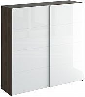 шкаф-купе slide 1700 белый глянец коричневый в Нижнекамске