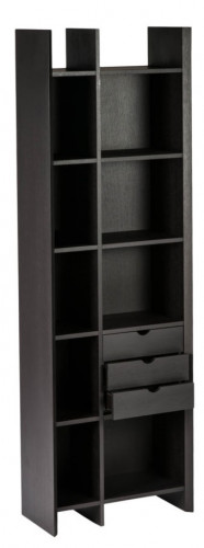 шкаф книжный mdhrrlb070rv коричневый в Нижнекамске