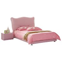 кровать pink leather kitty 90х200 в Нижнекамске