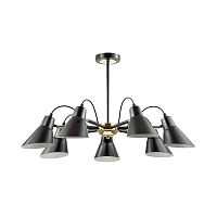потолочная люстра lumion naomi 3709/7c черная в Нижнекамске