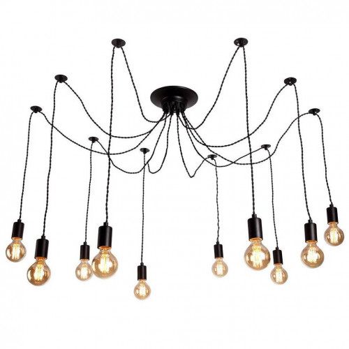 подвесная люстра arte lamp 76 a9184sp-10bk в Нижнекамске