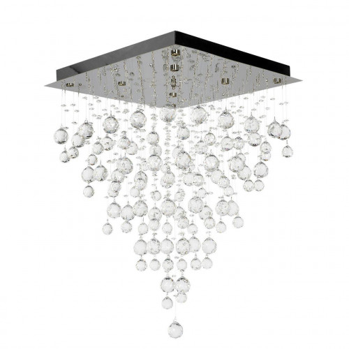 каскадная люстра lucia tucci grappolo 1800.8 silver в Нижнекамске