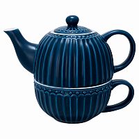 чайник с чашкой alice dark blue в Нижнекамске