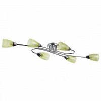 потолочная люстра freya flash fr5104-cl-06-gn в Нижнекамске