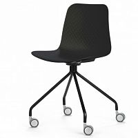 стул glide на колесиках черный в Нижнекамске