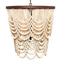 люстра «вандербилт» бусины из древесины нанизанные на нити в Нижнекамске