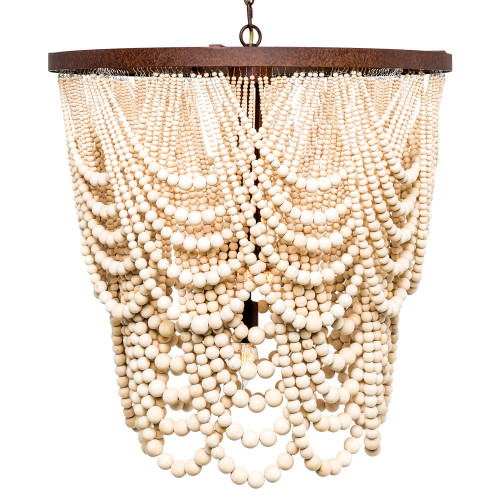 люстра «вандербилт» бусины из древесины нанизанные на нити в Нижнекамске