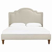 кровать cassis upholstered бежевая 90х200 р в Нижнекамске