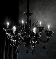 дизайнерская подвесная люстра ideal lux radetzky sp6 nero черная в Нижнекамске