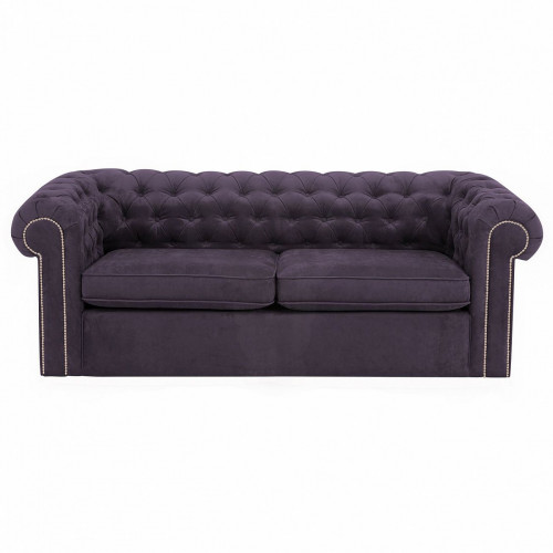 диван chesterfield прямой фиолетовый в Нижнекамске