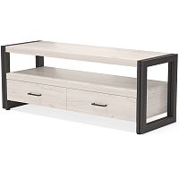 тумба под tv neo loft с двумя ящиками белая в Нижнекамске