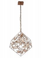 дизайнерский подвесной светильник crystal lux diego sp4 gold в Нижнекамске
