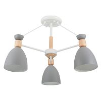 потолочная люстра freya delia fr5033cl-03w серая в Нижнекамске