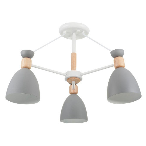 потолочная люстра freya delia fr5033cl-03w серая в Нижнекамске