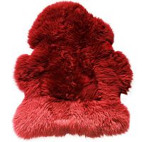 меховой коврик из овчины вишня 95х55 см в Нижнекамске