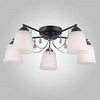 потолочная люстра eurosvet campana 70094/5 черный в Нижнекамске