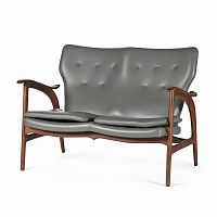 диван fauteuil прямой серый в Нижнекамске