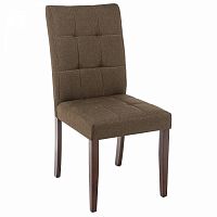 стул деревянный madina dark walnut / fabric brown в Нижнекамске