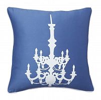 подушка с рисунком канделябра chandelier diamond-blue в Нижнекамске