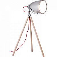 лампа настольная chromatic tripod на деревянном штативе в Нижнекамске