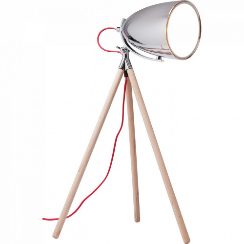 лампа настольная chromatic tripod на деревянном штативе в Нижнекамске