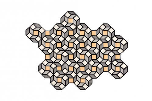 ковер parquet rhomb yellow 314x195 от gan в Нижнекамске