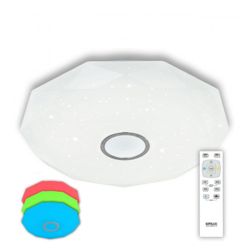 потолочный светодиодный светильник citilux диамант cl71360rgb в Нижнекамске