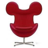 кресло egg mickey красное в Нижнекамске