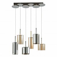 дизайнерская подвесная люстра spot light flaconetta 1300628 серая в Нижнекамске