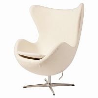 кресло egg chair кремовое в Нижнекамске