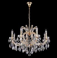подвесная люстра crystal lux hollywood sp8 gold в Нижнекамске