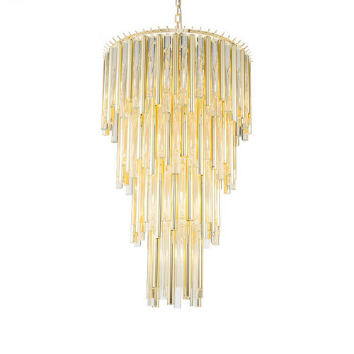 люстра gigi 13 gold от delight collection прозрачная/золото в Нижнекамске