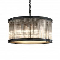 люстра essex crystal 68 черное основание, прозрачное стекло черное основание, прозрачное стекло в Нижнекамске