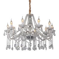 подвесная люстра omnilux ladispoli oml-89003-10 прозрачная в Нижнекамске